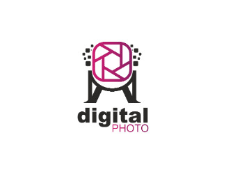 Projektowanie logo dla firmy, konkurs graficzny digital photo